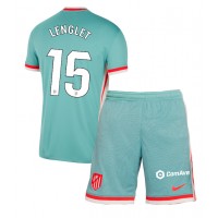 Atletico Madrid Clement Lenglet #15 Replika babykläder Bortaställ Barn 2024-25 Kortärmad (+ korta byxor)